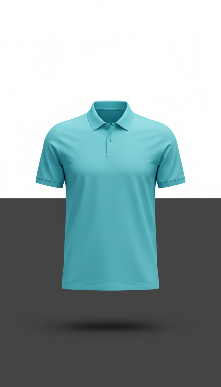Aqua Pop Technical Tennis Polo Shirt