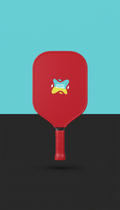Rally Red Pickleball Paddle With Logo