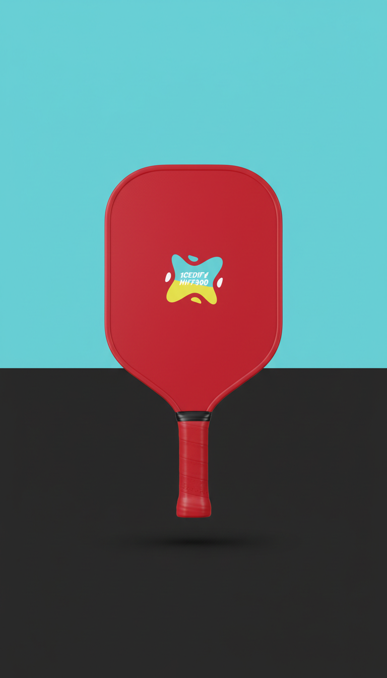 Rally Red Pickleball Paddle With Logo